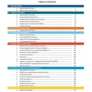 2017-18 Table of Contents