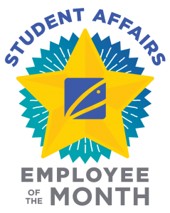 Student Affairs Employee of the Month graphic