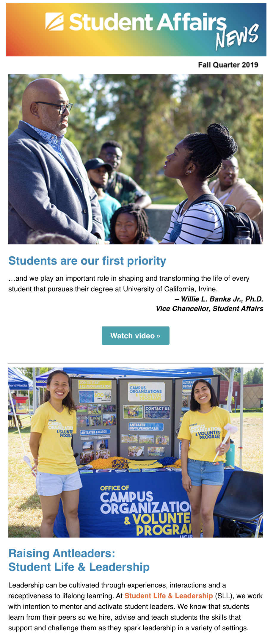 Fall 2019 SA Newsletter