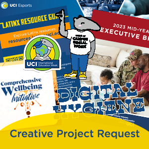 collage of work by SA Comms. Text: Creative Project Request